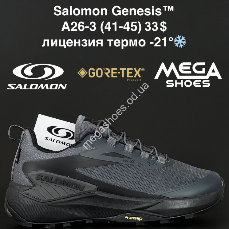 Мужские кроссовки Salomon Genesis™ лицензия, термо -21° A26-3 NA купити оптом на 7 км в Одесі​