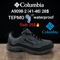 Мужские кроссовки Columbia термо -21° waterproof A9098-2 KL