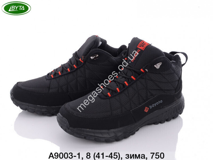 Мужские кроссовки Bayota зима A9003-1 BY купить оптом в Одессе