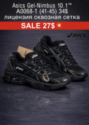 Мужские кроссовки Asics Gel-Nimbus 10.1 лицензия, сетка A0068-1 FL