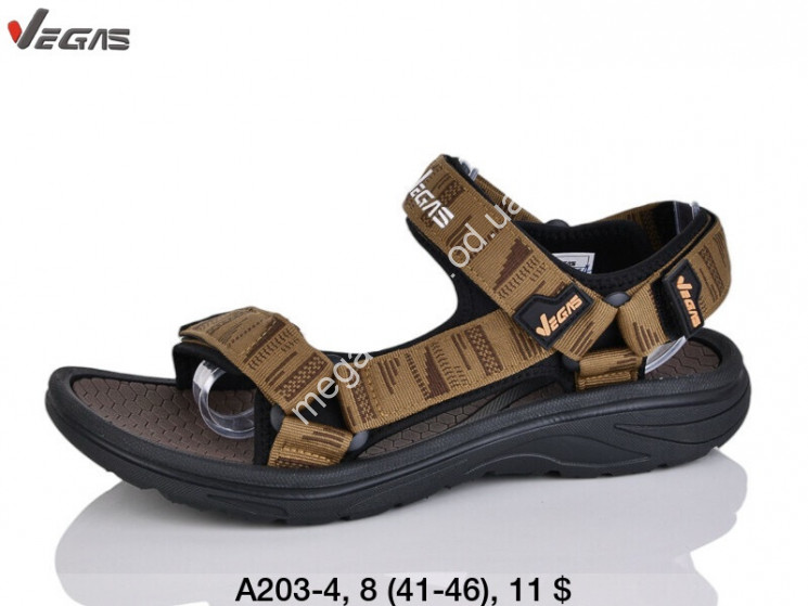 Мужские босоножки Vegas A203-4 SU купити оптом на 7 км в Одесі​