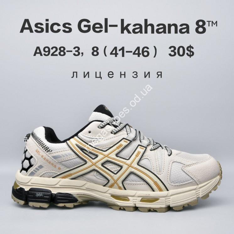 Мужские кроссовки Asics Gel-Kahana 8™ лицензия A928-3 FU купить оптом в Одессе