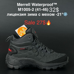 Мужские ботинки Merrell Waterproof™ лицензия зима с мехом -21° M1005-2 KL