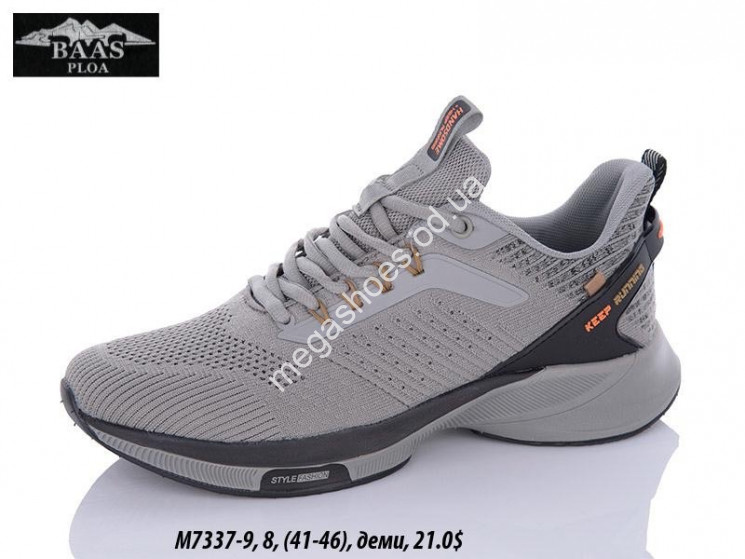 Мужские кроссовки Baas M7337-9 VS купити оптом на 7 км в Одесі​
