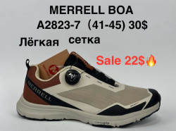 Мужские кроссовки MERRELL BOA лёгкая сетка A2823-7 KL
