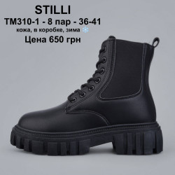 Ботинки Stilli кожа зима TM310-1 WB
