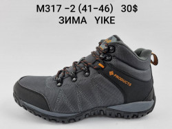 Мужские кроссовки Yike M317-2 зима AN   
