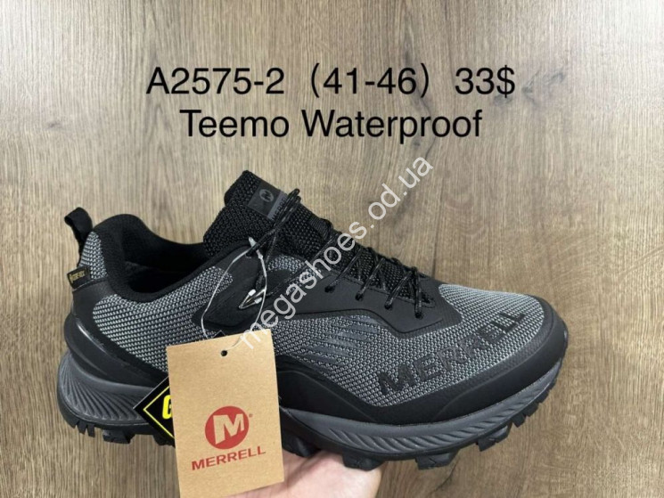 Мужские кроссовки Merrell Gore Tex термо A2575-2 SU купити оптом на 7 км в Одесі​