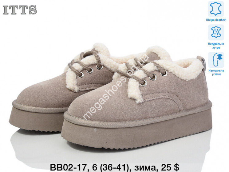 Угги ITTS зима BB02-17 TS купити оптом на 7 км в Одесі​