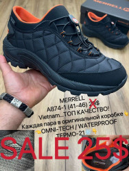 Мужские кроссовки Merrell Waterpoof термо A874-1 MX
