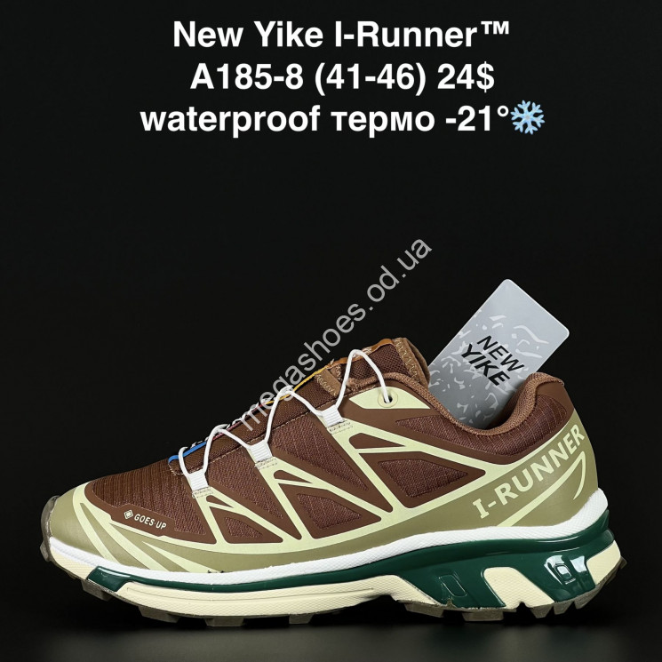 Мужские кроссовки New Yike I-Runner™ waterproof, термо -21 A185-8 AN купити оптом на 7 км в Одесі​
