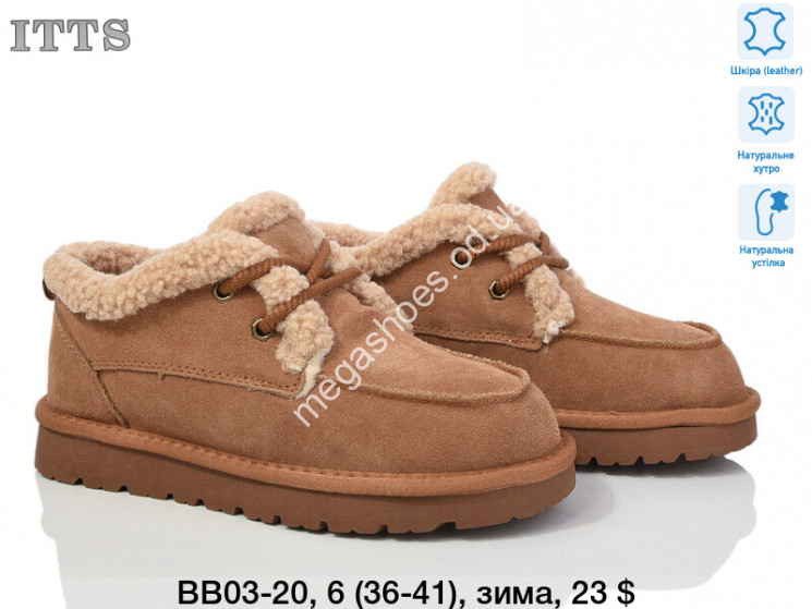 Угги ITTS зима BB03-20 TS купити оптом на 7 км в Одесі​
