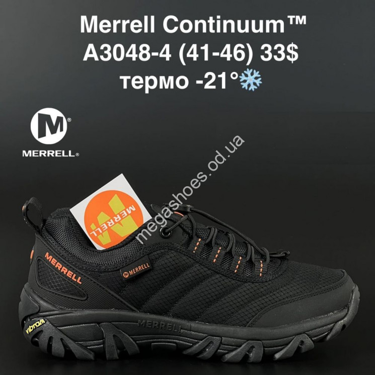 Мужские кроссовки Merrell Continium термо A3048-4 AN купити оптом на 7 км в Одесі​