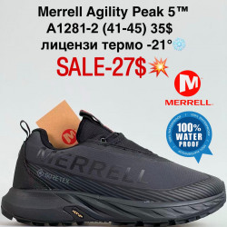 Мужские кроссовки Merrell Agility Peak 5™ лицензия, термо -21° A1281-2 FL