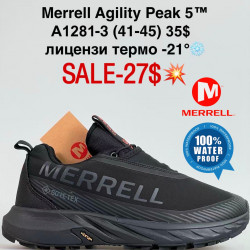 Мужские кроссовки Merrell Agility Peak 5™ лицензия, термо -21° A1281-3 FL