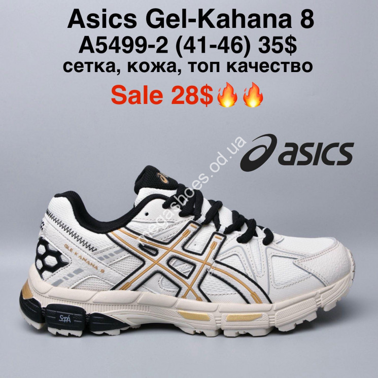 Мужские кроссовки Asics Gel-Kahana 8™ сетка, кожа, топ качество A5499-2 MG купити оптом на 7 км в Одесі​