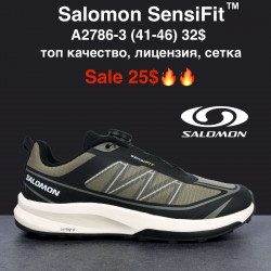 Мужские кроссовки Salomon SensiFit™ топ качество, лицензия, сетка A2786-3 MG