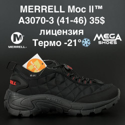 Мужские кроссовки Merrell Moc II термо A3070-3 AN