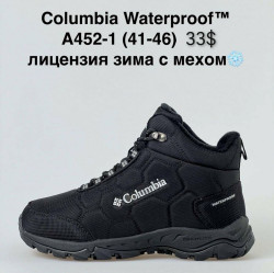 Мужские ботинки Columbia Waterpoof™ лицензия зима с мехом A452-1 NA