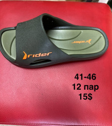 Мужские шлепанцы Rider Dark Green FL