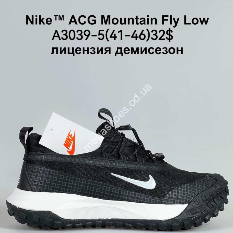 Мужские кроссовки Nike™ ACG Mountain Fly Low лицензия, демисезон A3039-5 BH купить оптом в Одессе