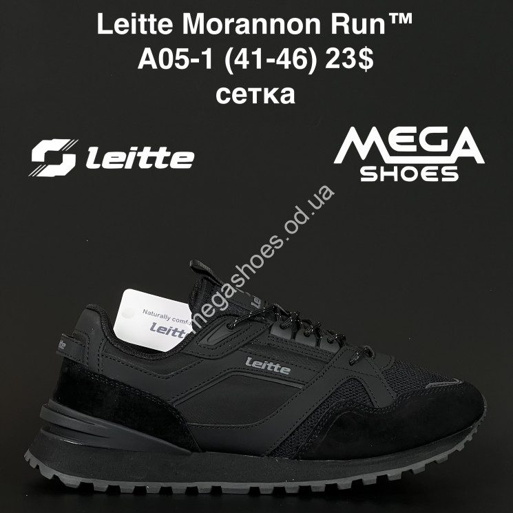 Мужские кроссовки Leitte Morannon Run™ сетка A05-1 NA купити оптом на 7 км в Одесі​