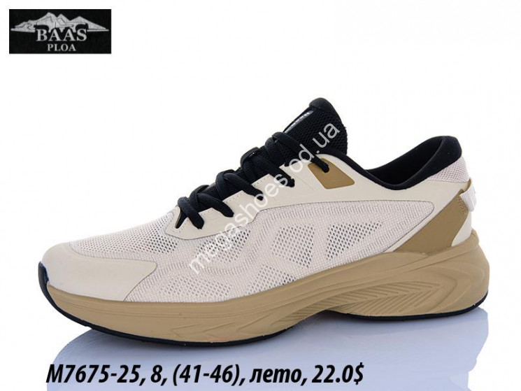 Мужские кроссовки Baas лето M7675-25 VS купити оптом на 7 км в Одесі​