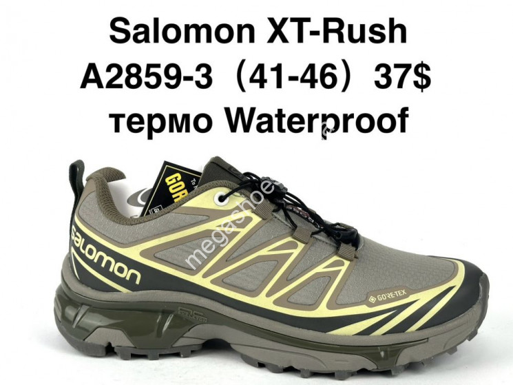 Мужские кроссовки Salomon XT-Rush термо Waterproof A2859-3 SU купити оптом на 7 км в Одесі​