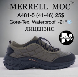 Мужские кроссовки MERRELL MOC™ Gore-Tex, Waterproof -21° лицензия A481-5 MG