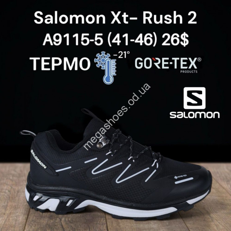 Мужские кроссовки Salomon Xt-Rush 2 термо -21° GORE-TEX A9115-5 FT купити оптом на 7 км в Одесі​