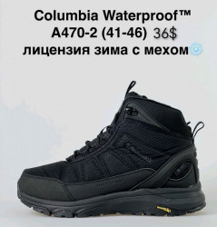 Мужские ботинки Columbia Waterpoof™ лицензия зима с мехом A470-2 NA