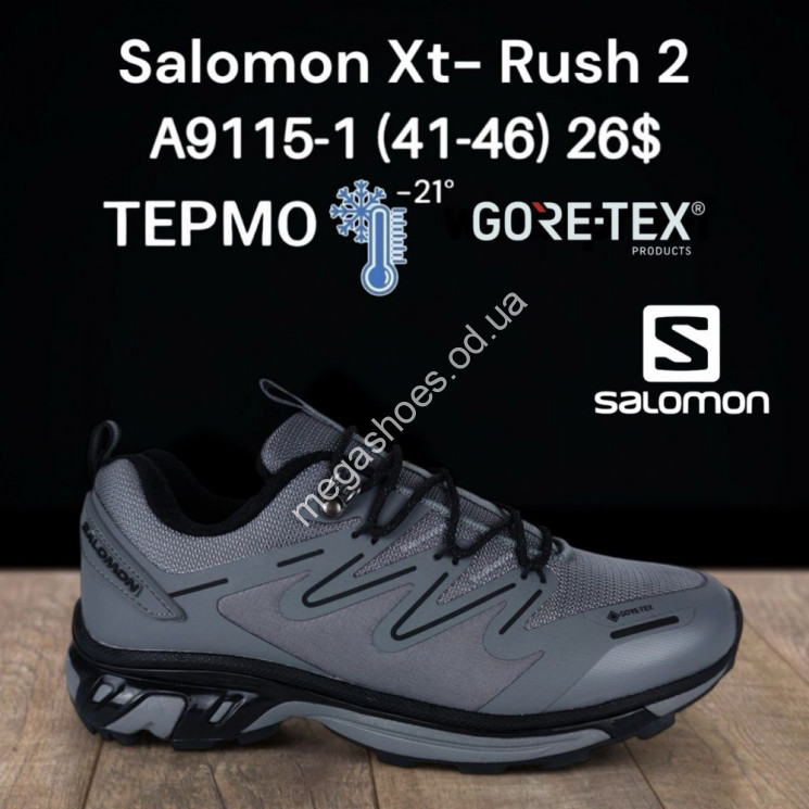 Мужские кроссовки Salomon Xt-Rush 2 термо -21° GORE-TEX A9115-1 FT купити оптом на 7 км в Одесі​