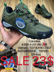  Мужские кроссовки Columbia Waterproof термо A384-4 MX