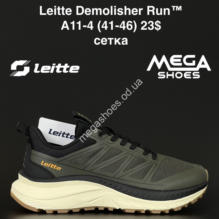 Мужские кроссовки Leitte Demolisher Run™ сетка A11-4 NA купити оптом на 7 км в Одесі​
