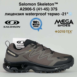 Мужские кроссовки Salomon Skeleton™ лицензия waterproof термо -21° A2906-5 SU