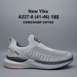 Мужские кроссовки New Yike сквозная сетка A227-8 KL