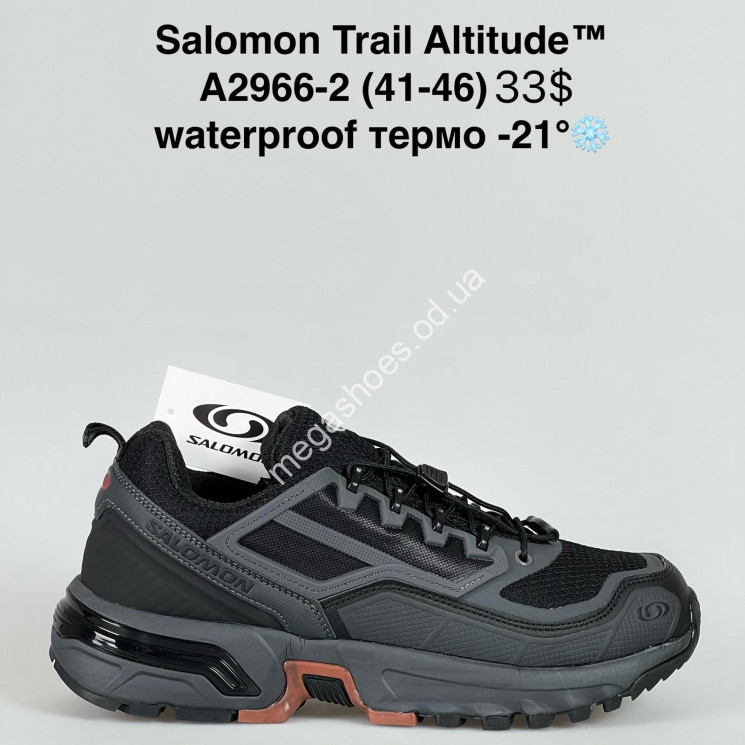Мужские кроссовки Salomon Trail Altitude™ waterproof, термо -21° A2966-2 SU купити оптом на 7 км в Одесі​