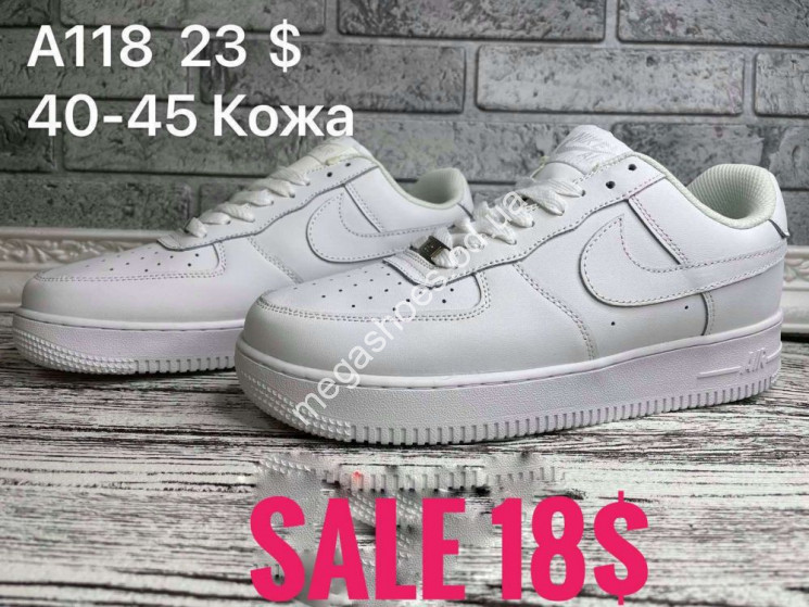 Мужские кроссовки Nike Air Force A118 SP купить оптом в Одессе