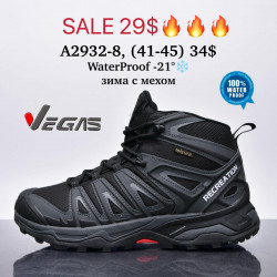 Кроссовки Supo VEGAS Waterproof -21°, зима с мехом A2932-8 SU