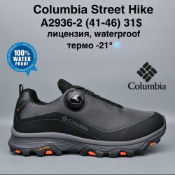 Мужские кроссовки Columbia Street Hike™ лицензия waterproof термо -21° A2936-2 MG