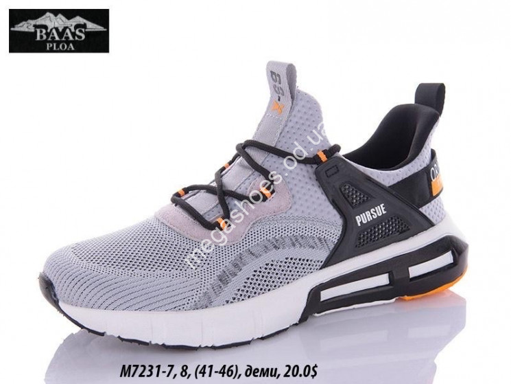Мужские кроссовки Baas M7231-7 VS               купить оптом в Одессе