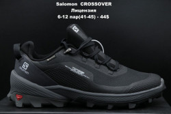Мужские кроссовки Salomon CROSSOVER лицензия Black/White LV