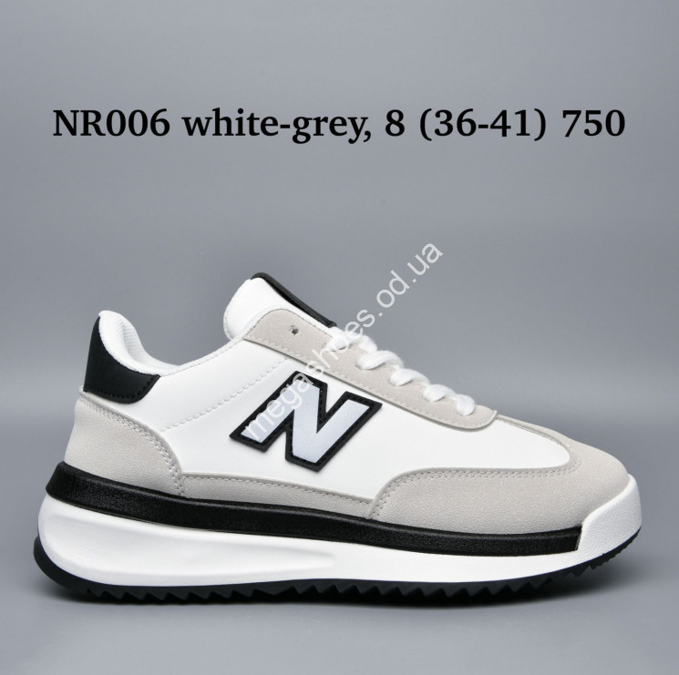 Кроссовки New Balance 990 NR006 white-grey AF купить оптом в Одессе