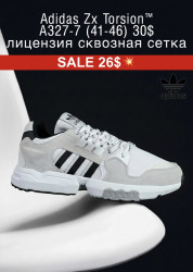 Мужские кроссовки Adidas Zx Torsion™ лицензия, сквозная сетка A327-7 FL