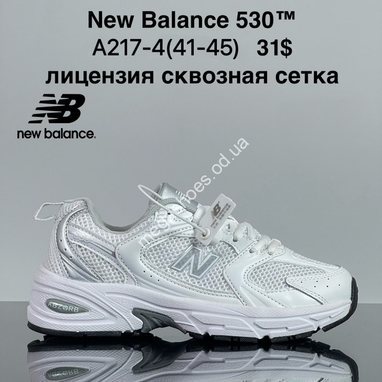 Мужские кроссовки New Balance 530™ лицензия, сквозная сетка A217-4 ZS купить оптом в Одессе