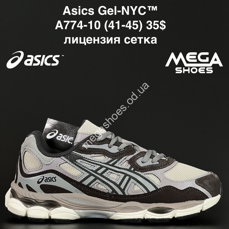 Мужские кроссовки Asics Gel-NYC™ лицензия, сетка A774-10 NA купить оптом в Одессе