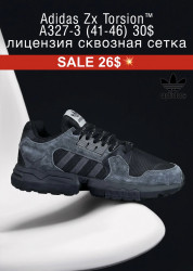 Мужские кроссовки Adidas Zx Torsion™ лицензия, сквозная сетка A327-3 FL