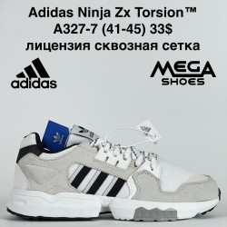 Мужские кроссовки Adidas Ninja Zx Torsion™ лицензия, сквозная сетка A327-7 BH