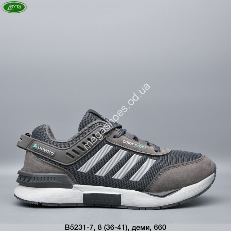 Кроссовки Bayota деми B5231-7 BY купити оптом на 7 км в Одесі​