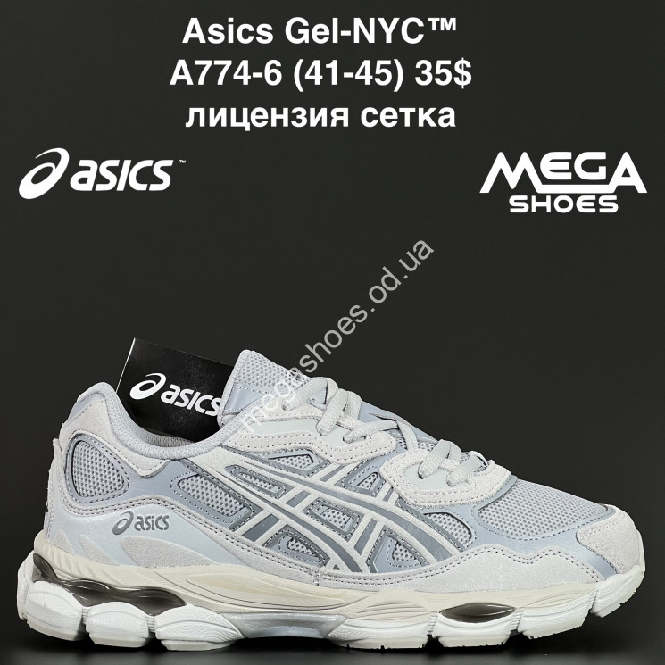 Мужские кроссовки Asics Gel-NYC™ лицензия, сетка A774-6 NA купить оптом в Одессе